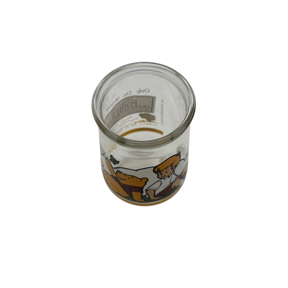 Vintage Winnie the Pooh & Christopher Clear Glass Welch Jar - Picture 5 of 5